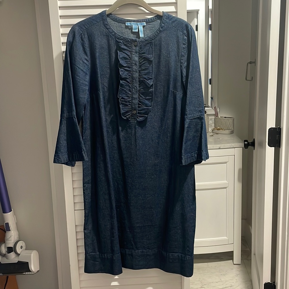 Draper James denim three quarter sleeve
